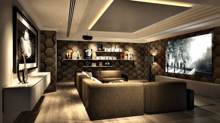 Комната отдыха в подвале