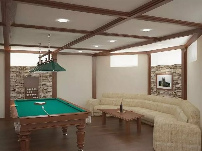 Бильярдная комната отдыха
