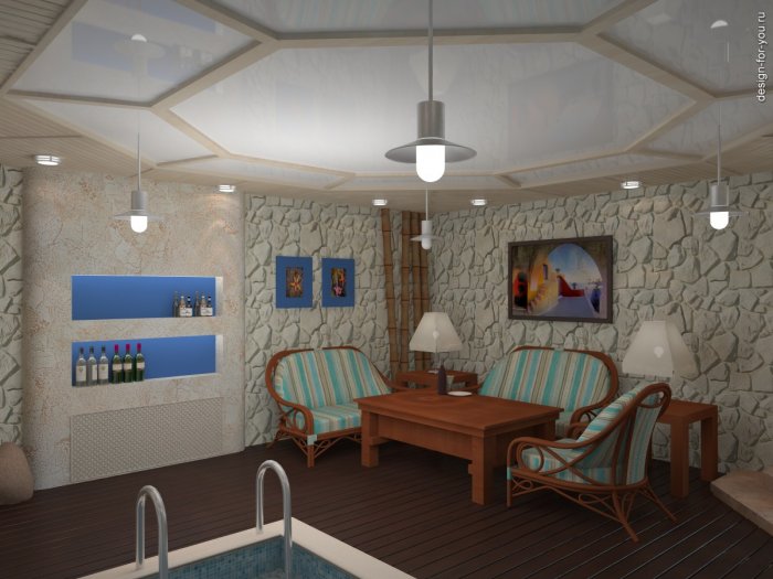 Комната отдыха белая