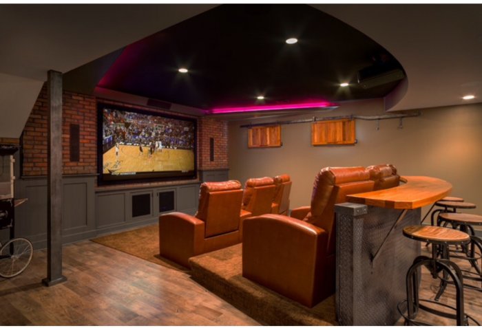 Домашний кинотеатр с баром