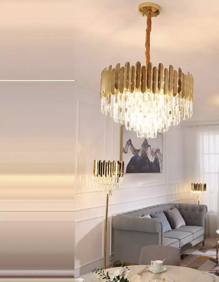 Люстра Algernon Light Chandelier Gold
