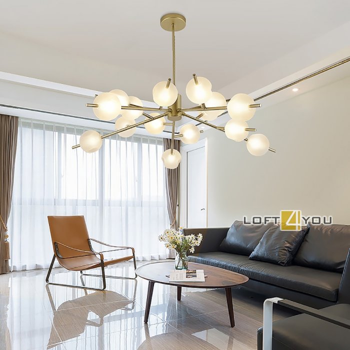 Люстры в среднестатистический зал