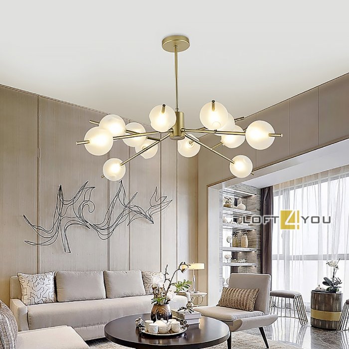 Современные люстры в гостиную