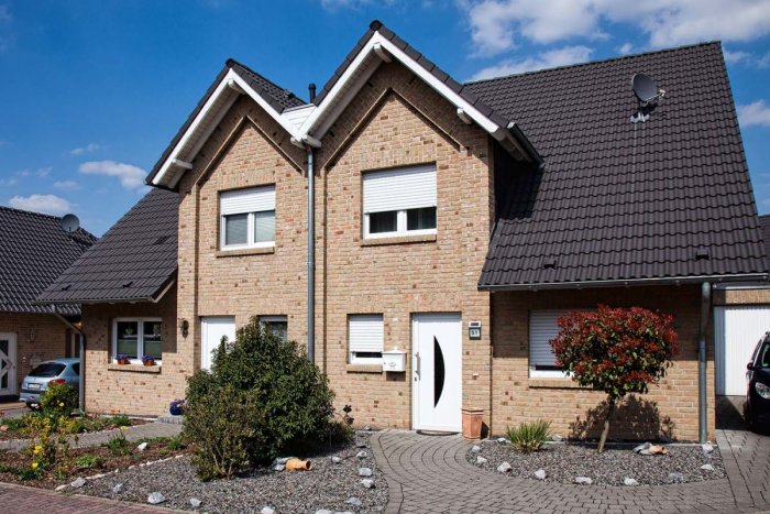 Фасады домов из клинкерного кирпича