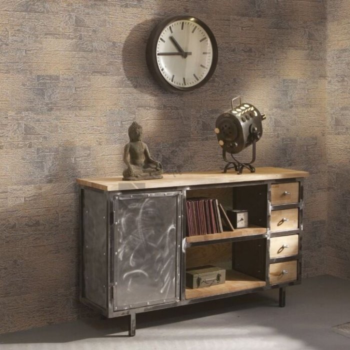 Настенная пробка Wicanders Brick ry4u001 Steel Brick