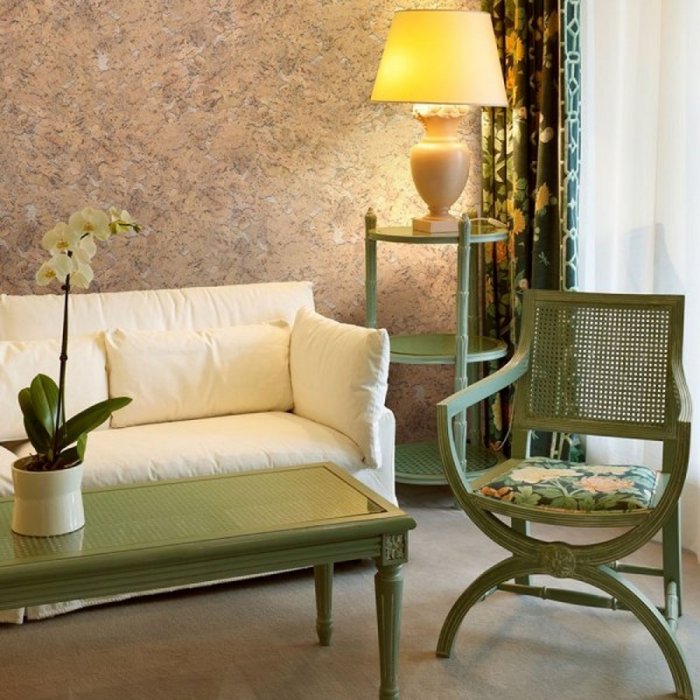 Пробковое покрытие для стен в интерьере