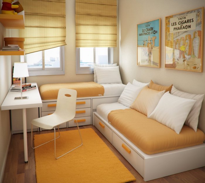 Интерердлямоленькой комнаты