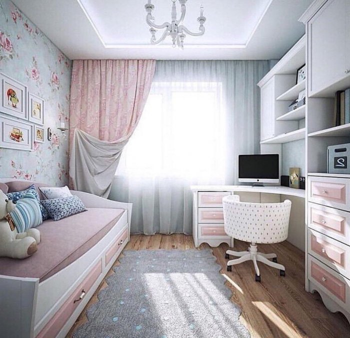Интерьер детской для девочки