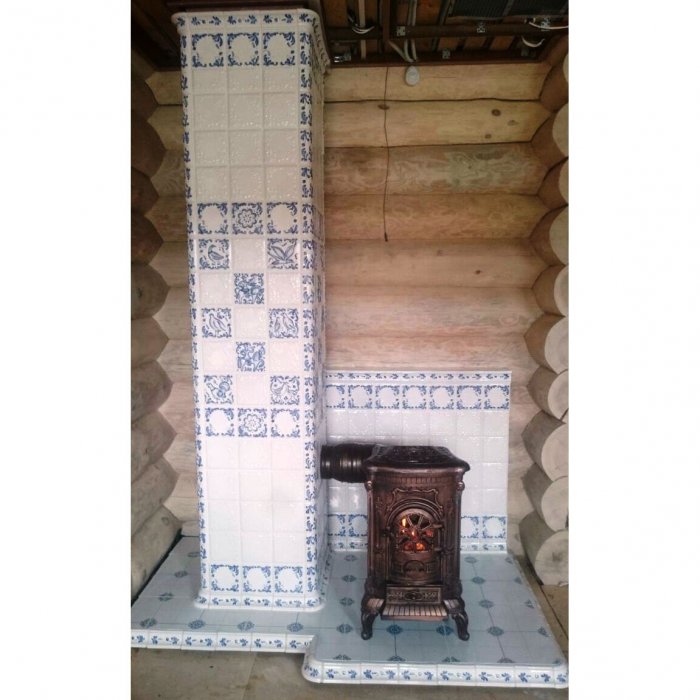 Декор печной трубы