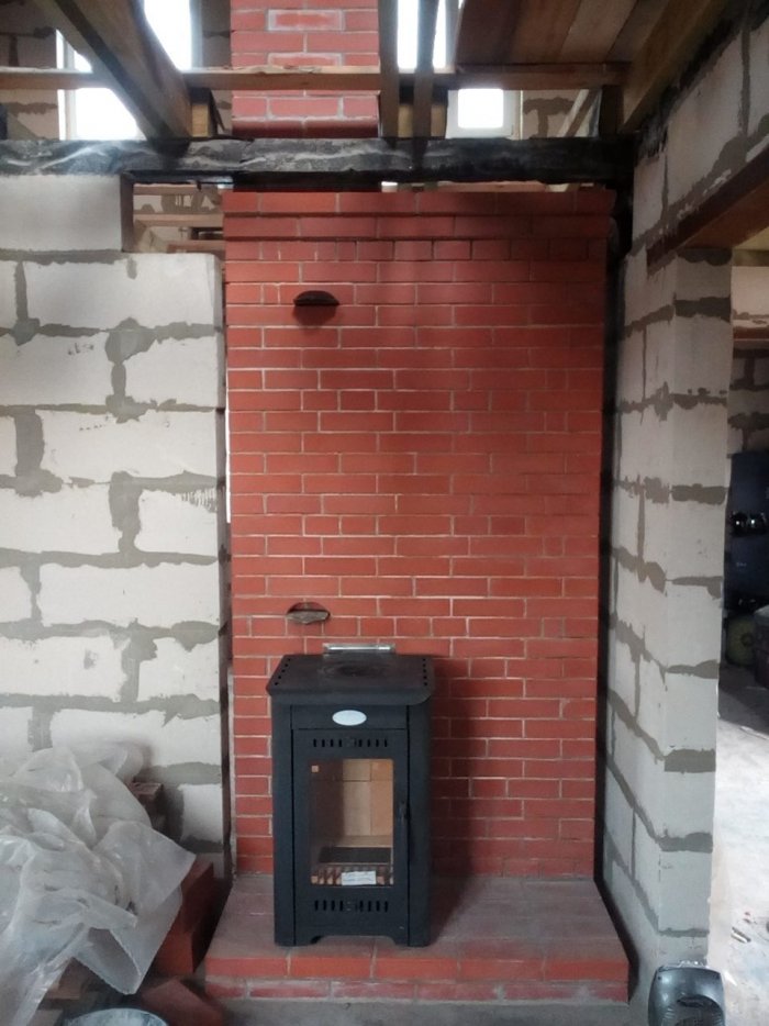 Кирпичный отопительный щиток