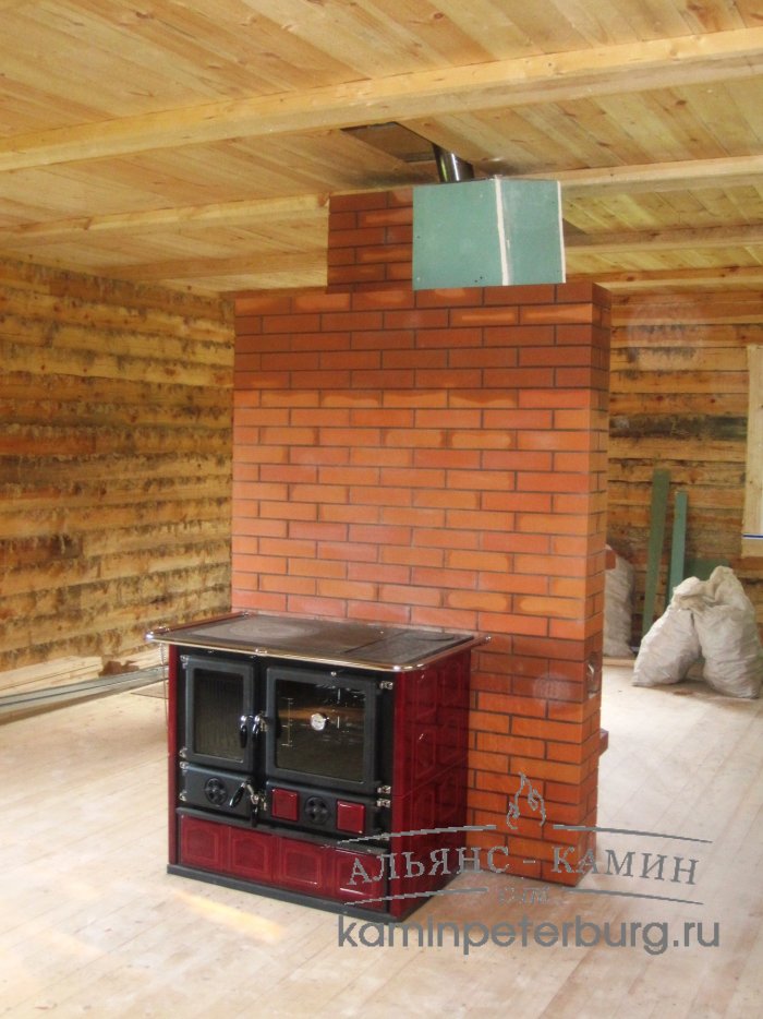 Отопительный щиток для чугунной печи