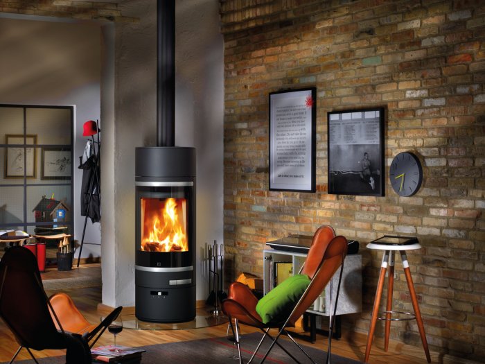 Дровяная печь-камин cheminees Philippe Ramsen