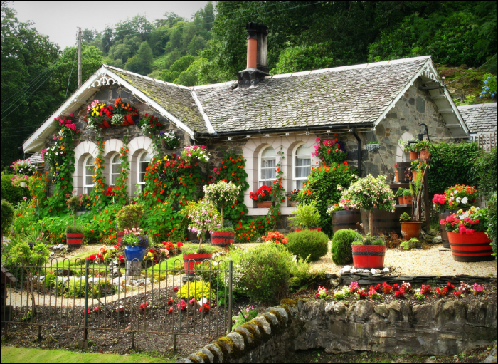 Сады Англии и Шотландии в деревенском стиле