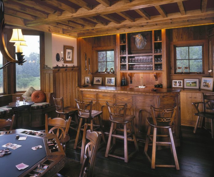 Интерьер салуна дикого Запада