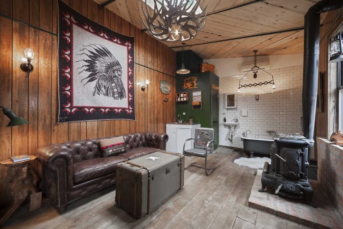 Комната в стиле дикого Запада