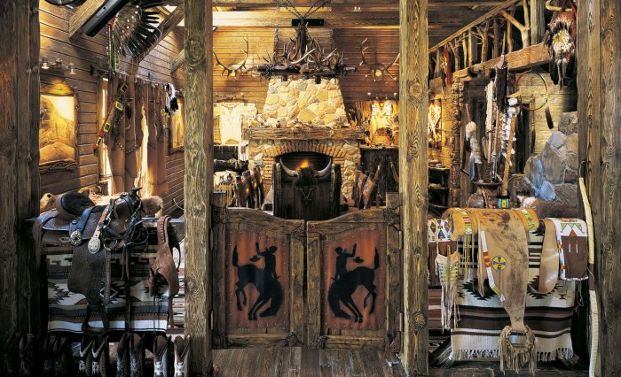 Дикий Запад интерьер