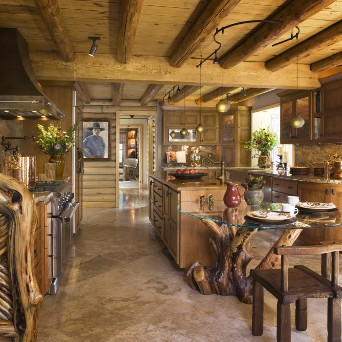 Кухня в стиле ранчо