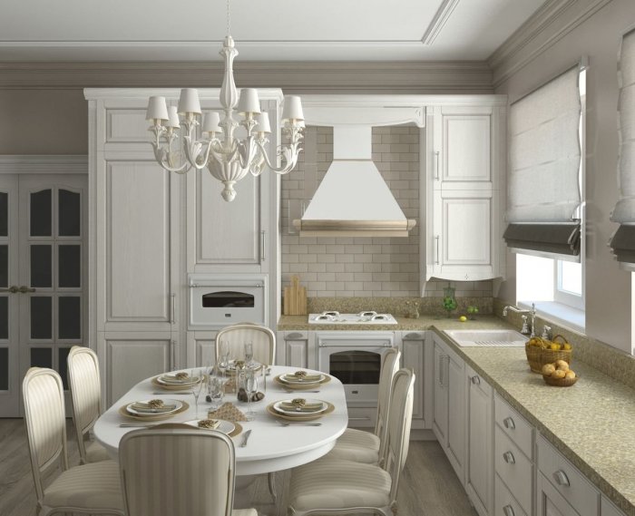 Кухня в стиле современной классики