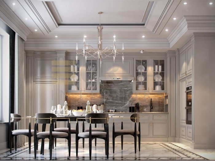Кухня в неоклассическом стиле