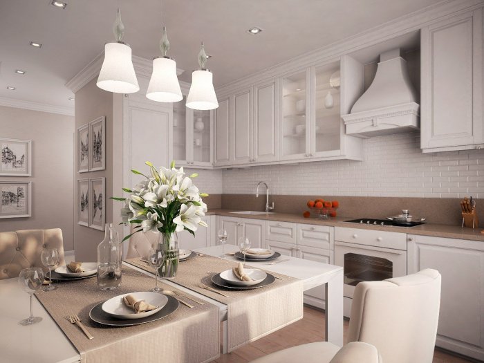 Кухня в стиле современная классика