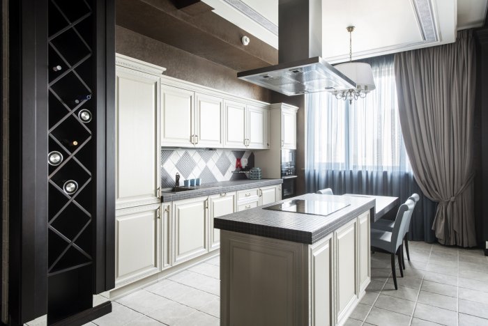 Кухня 6 кв Неоклассика