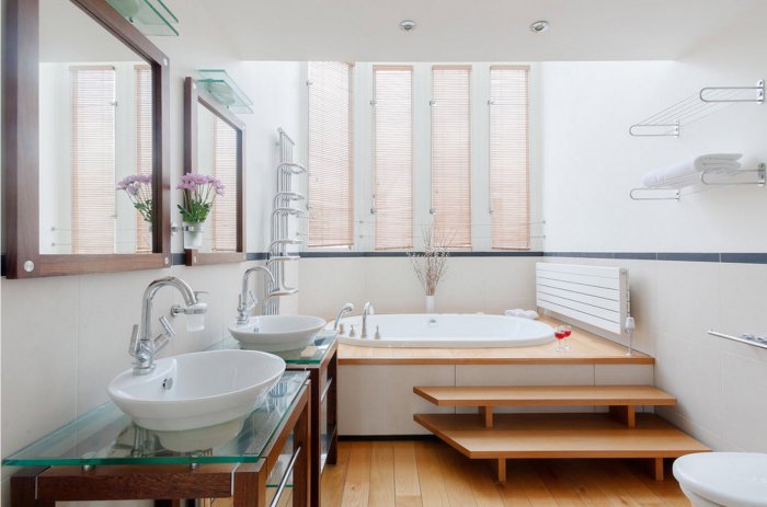 Интерьер совмещенной ванной