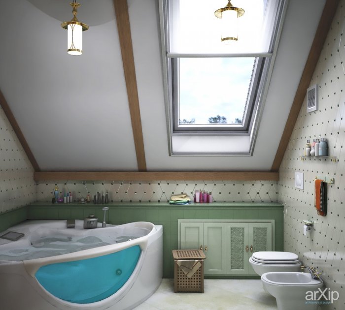 Частный дом совмещенная ванна