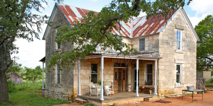 Кантри старый фермерский дом США