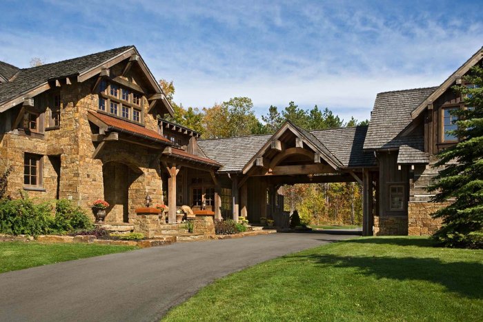 Деревенский домик в канадском стиле