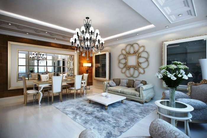 Интерьер Неоклассика гостиная