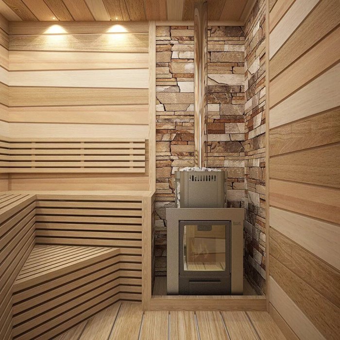 Отделка бани изнутри