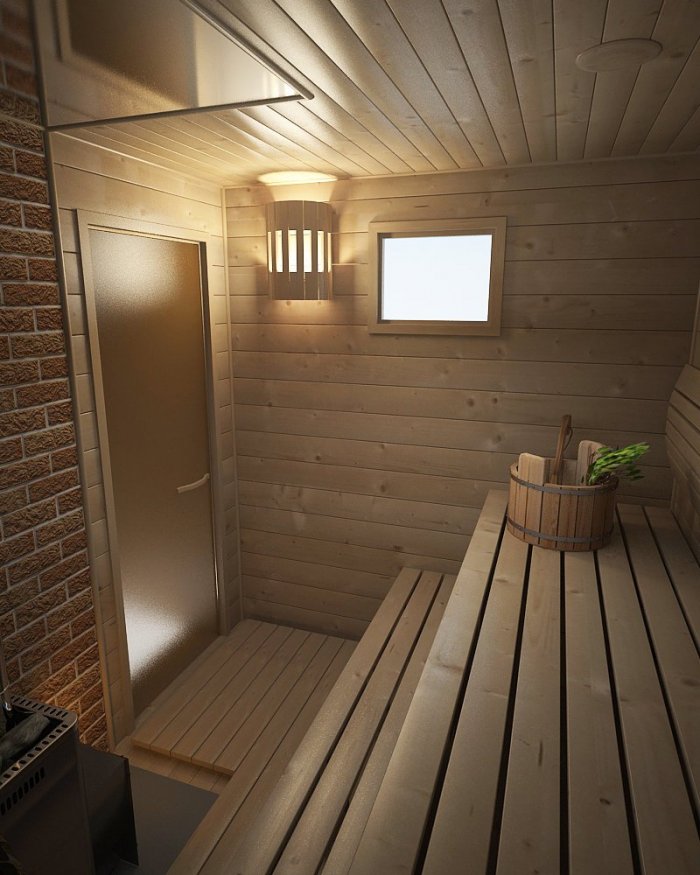 Интерьер бани