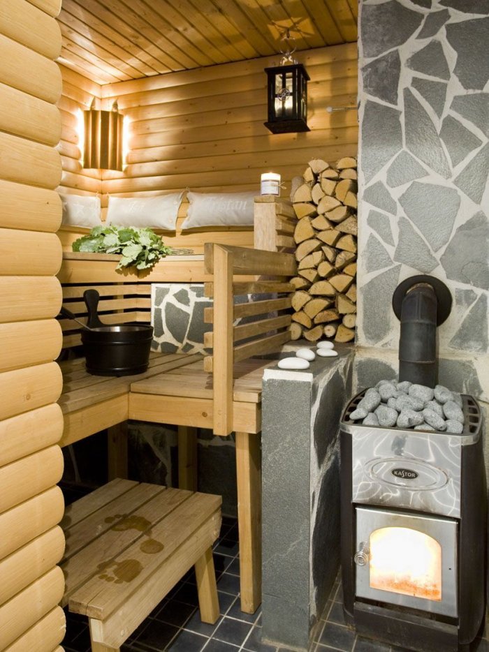 Печь в парилке