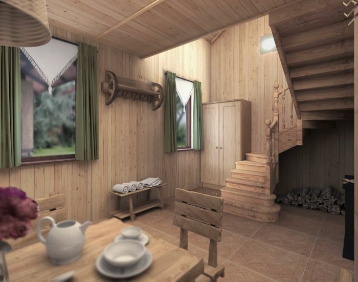 Интерьер и планировка бани
