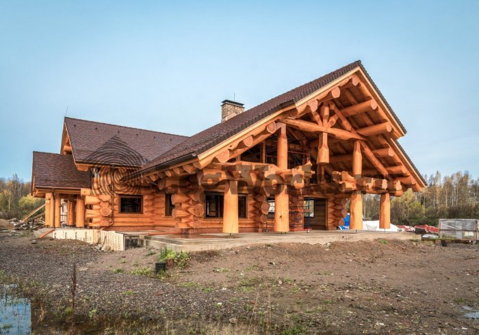 Канадская рубка кедр