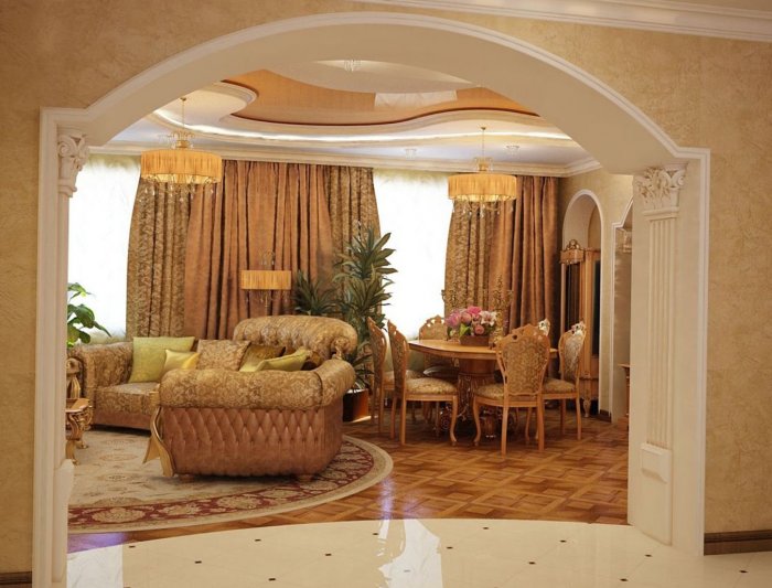 Арочные проемы межкомнатные