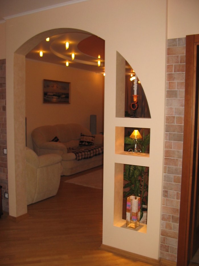 Межкомнатные перегородки арки