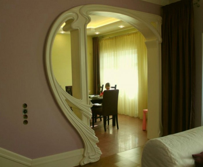 Арочные и фигурные проемы из гипсокартона