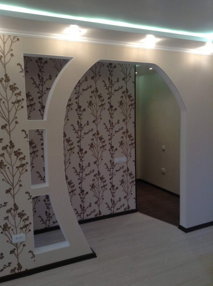Декоративные арки из гипсокартона