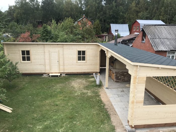 Как сделать крышу на беседку угловую