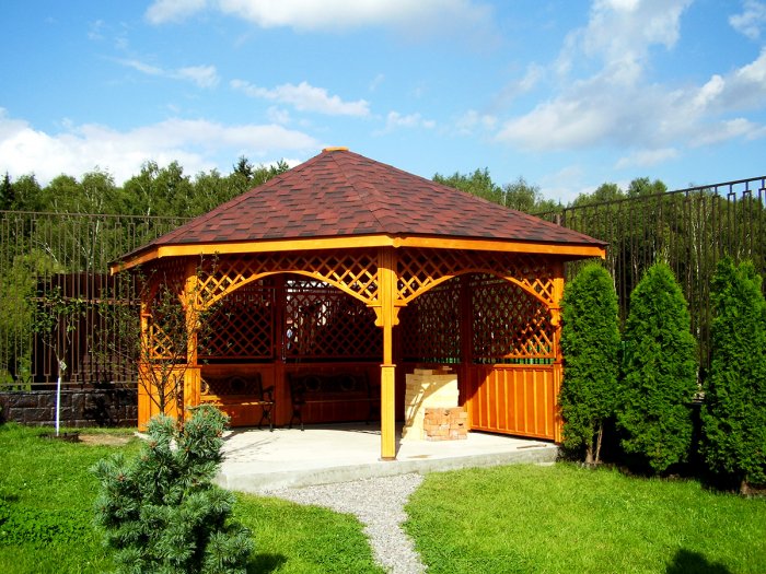 Дачные беседки