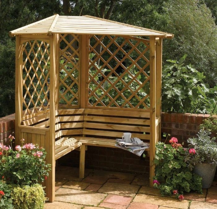 Деревянные беседки