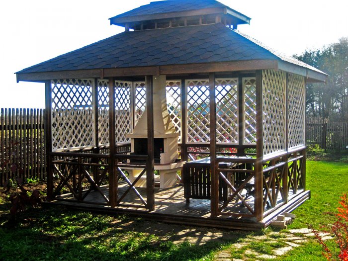 Беседка для дачи