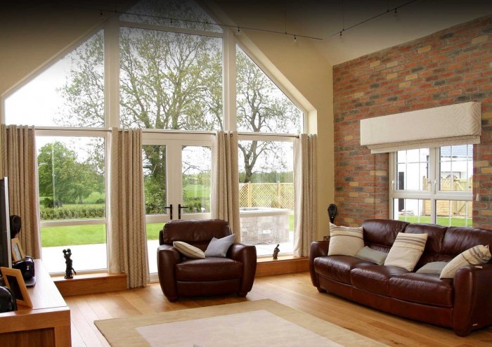 Панорамные окна для загородного дома