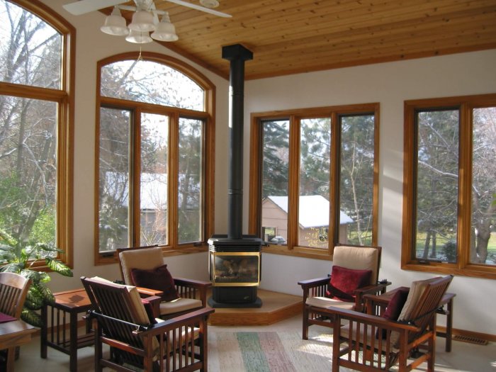 Современные деревянные окна