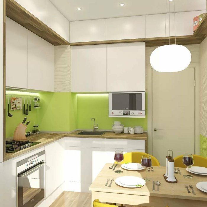 Современные малогабаритные кухни