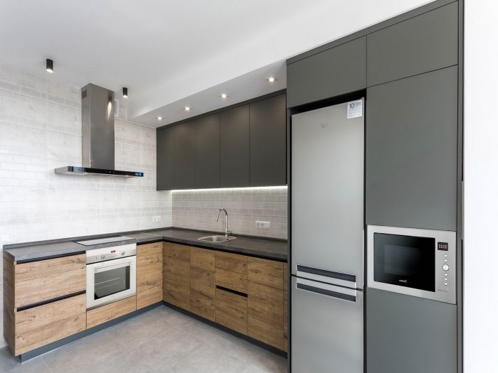 Кухня без ручек