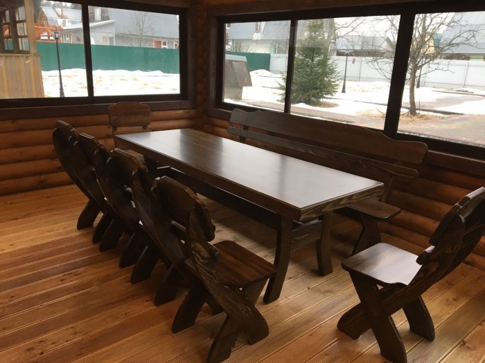 Стол в беседку