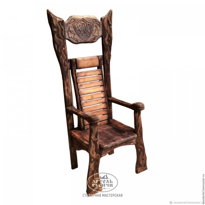 Деревянные кресла под старину