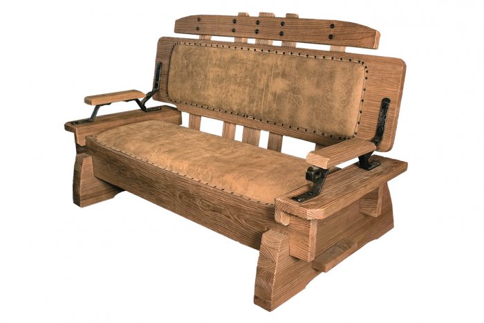 Деревянный диван